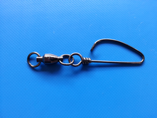Ball Bearing Snap Swivel Black 100lb